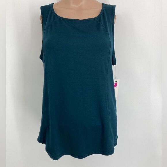NWT Yogalicious Women’s Top Size M Tucson Teal Color - Picture 1 of 7